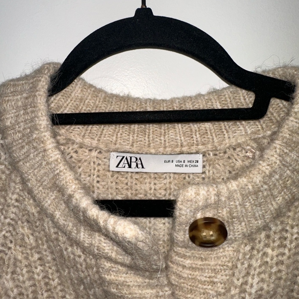 Zara Ribbed Knit Cardigan - Picture 5 of 5